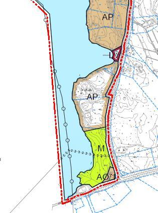 aluetta. Osayleiskaavan muutoksen rannan alueella laatiessa Kohoniemen alueelle on tehty havainnekuva (kuva 6).