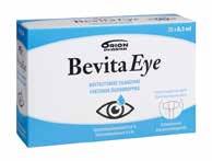 BevitaEye-silmätipat 20 x 0,5 ml Säilöntäaineeton silmätippaliuos, joka sisältää 0,4 % natriumhyaluronaattia.