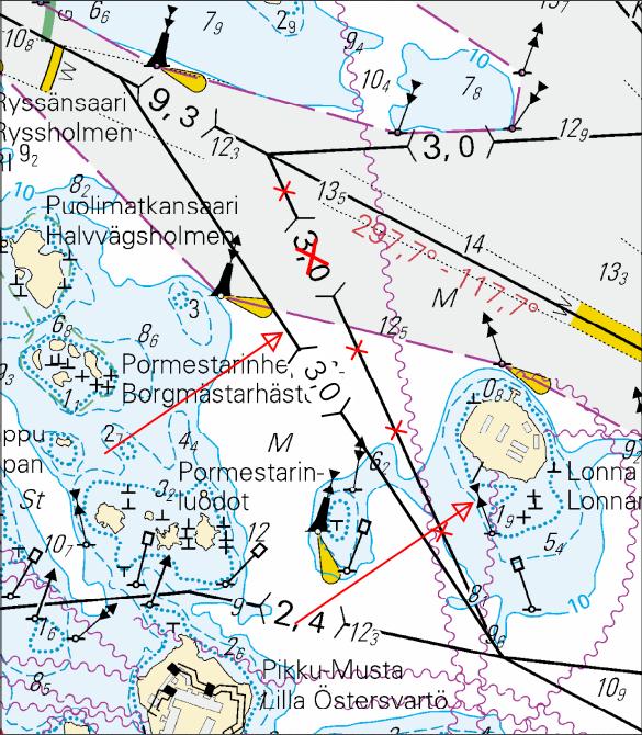 2 3-2016 I Suomenlahti Finska viken Gulf of Finland *25. 18, 191, 952 A,B/626/626.1 A,B/HELSINKI - TALLINN A,B/INDEX Suomi. Helsinki. Suomenlinna. Kuninkaansalmen väylä (3.0 m).