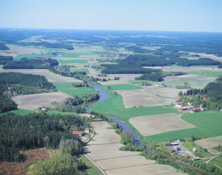Varsinais-Suomen vesistöalueiden ominaisuuksia
