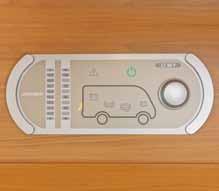 Siten HYMER Tramp CL:n tallissa on integroidun auton tallin mitat.