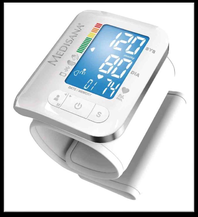 Bluetooth 4.0 ranne- verenpainemittari, 69,95 Nopea mittaus, koska mittaus tapahtuu mansetin täytön aikana.