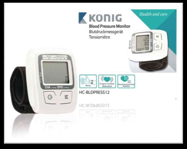 Automaattinen verenpainemittari ranteeseen. 22,95 Pidä huoli omasta terveydestäsi tarkistamalla verenpaineesi helposti kotona.