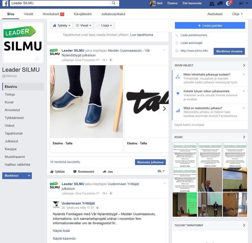 Facebook Tule tykkäämään sivuistamme! www.facebook.