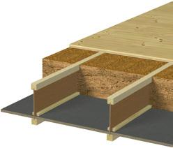 ja lattiassa. Tuulensuoja Bitumikyllästetty katossa huokoinen ja lattiassa. puukuitulevy Bitumikyllästetty jota voidaan käyttää huokoinen lämmön puukuitulevy, jota eristeen voidaan kannattajana.