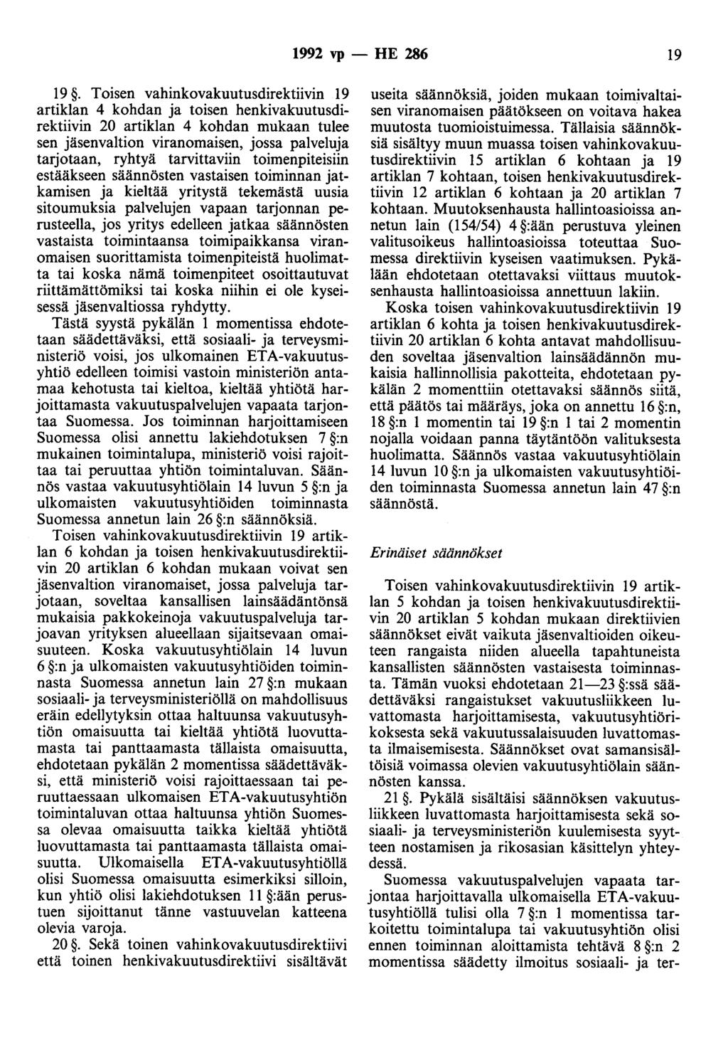 1992 vp- HE 286 19 19.
