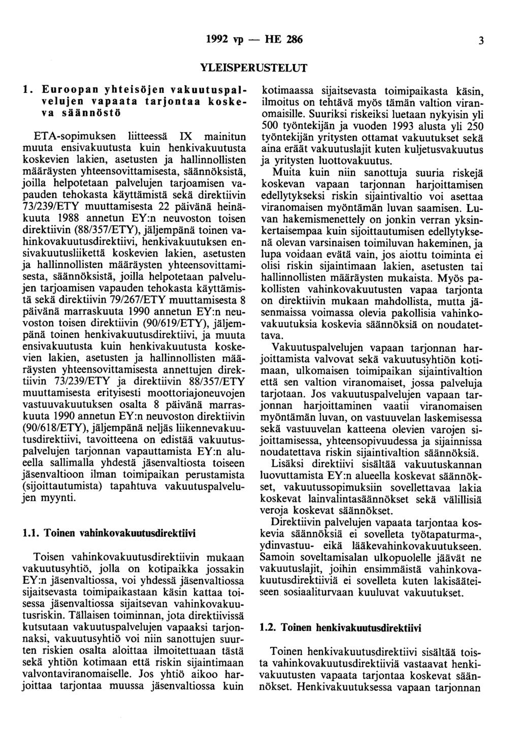 1992 vp - HE 286 3 YLEISPERUSTELUT 1.