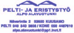 040-515 1727 KANGASNIEMEN TALOHUOLTO Jari Marttinen Puh. 0400 755 489 www.lvineuvonen.com www.pelhane.fi Shell KANGASNIEMI Pieksämäentie 2 Puh.