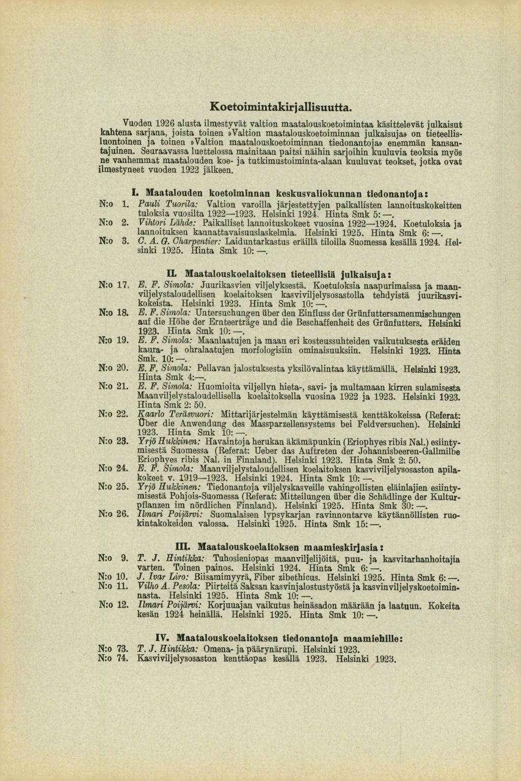 Koetoimintakirjallisuutta.