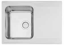 STALA EASE LASKUTASOLLA Allaskoko 340x400x180 mm Altaan ulkomitat 727 mm x 529 mm Min.kaappikoko 450 mm MC-40S.