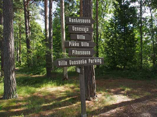 Tavoitteena on kehittää Uutelan virkistysalueita ympäristön ehdoilla siten, että ne kestävät lisääntyvän virkistyskäytön paineet.