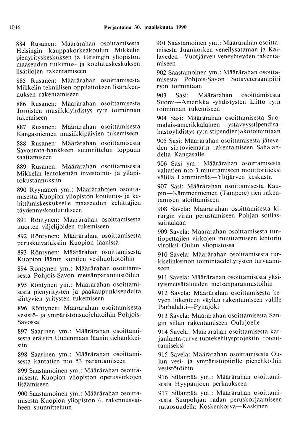 1046 Perjantaina 30.