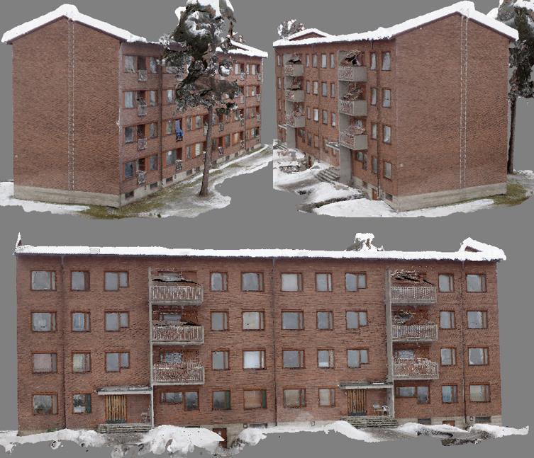 54 PhotoScan ohjelman huonona puolena on vielä mainittava se, että mallinnus suoritetaan lokaalisti omalla koneella, eikä pilvipalveluna. Tämän johdosta suositeltava RAM muistin määrä on 64 GB.
