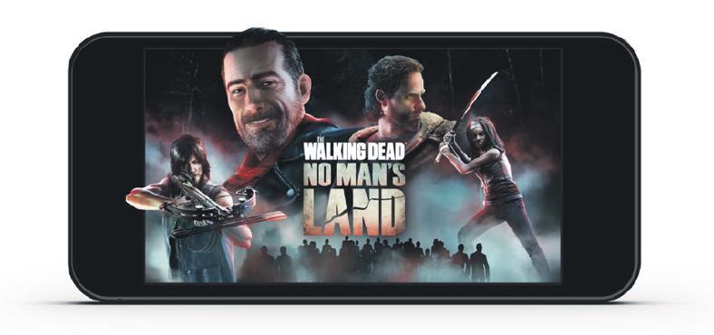 The Walking Dead: No Man s Land The Walking Dead televisiosarjan virallinen mobiilipeli Julkaisu lokakuussa 2015 Nousi julkaisun jälkeen Yhdysvalloissa App Storen