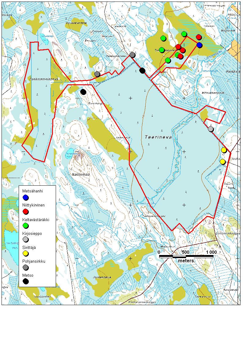 Teerineva, huomionarvoinen