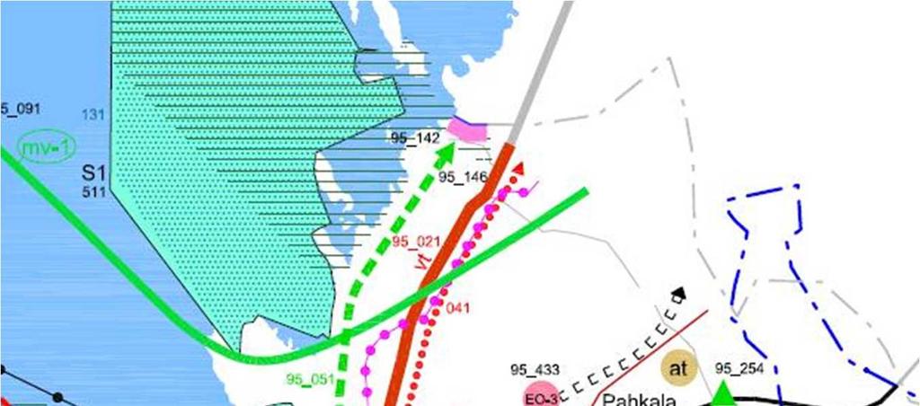 KOKKOKANKAAN JA TORVENKYLÄN TUULIPUISTOT, YMPÄRISTÖVAIKUTUSTEN ARVIOINTIOHJELMA 29 kylän tuulipuistojen pohjoisosa (Torvenkylä) sijoittuu numeron 63 alueelle ja eteläinen osa (Kokkokangas) numerojen
