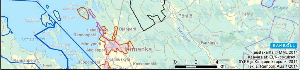 Hankealueen läheisyydessä sijaitsevat yleis- ja asemakaavat ja ranta-asemakaavat. 7.1.