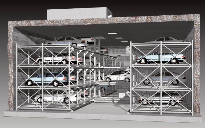 AUTOMAATTINEN PYSÄKÖINTILAITOS ROBOTTIPARKKI -