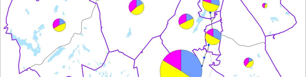 SEHA TR7 116 (226) n Leppävaara ja Matinkylä, n kerrostaloalueita etenkin ratojen varresta