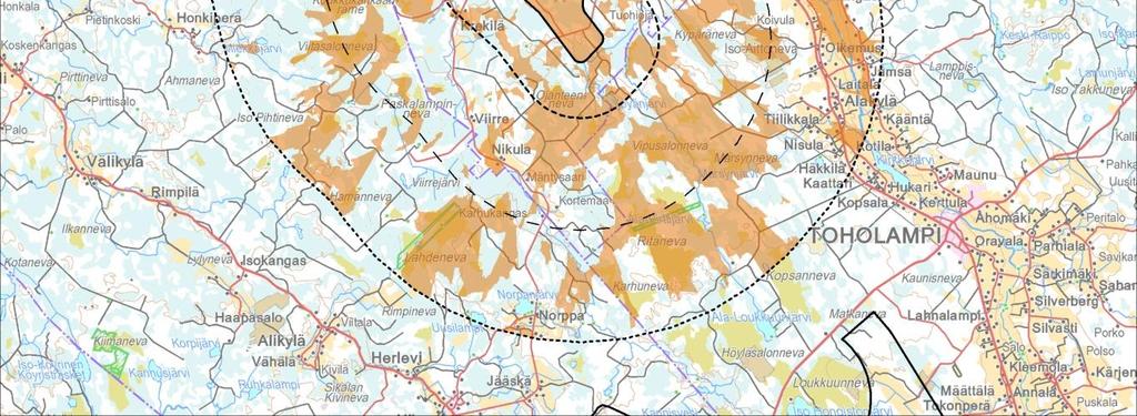 Mäkiraonmäen vanha asutus ja Kannuksen kirkko RKY-alueet sijaitsevat noin 3,5 km etäisyydellä. Maisemavaikutusten arvioinnissa määritelty vaikutusten merkittävyys on kohtalainen.