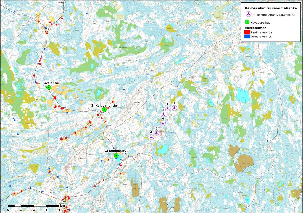 FCG SUUNNITTELU JA TEKNIIKKA OY Valokuvasovitteet 6xV136xHH182