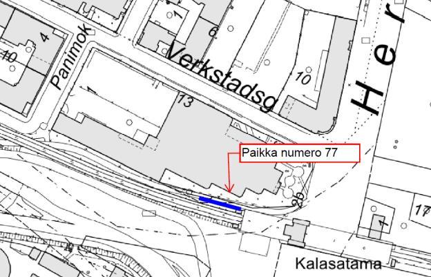 PAIKKA EI KÄYTÖSSÄ 2017 77.