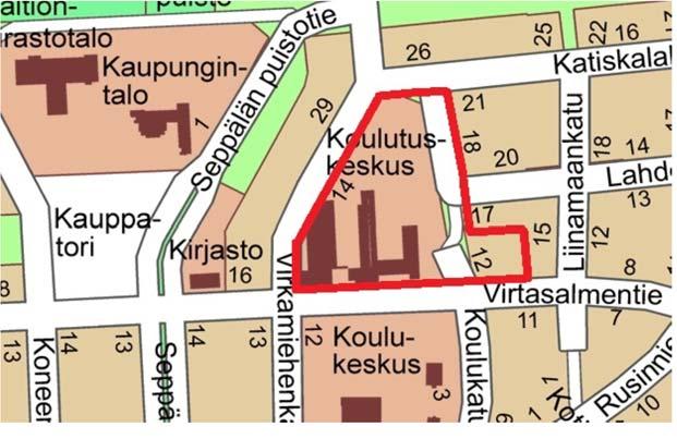 tenä tavoitteena on osoittaa alueella sijaitseville asuinkerrostaloalueille ajanmukaiset paikoitusalueet. Kaavatyön yhteydessä on myös tarkoitus tutkia täydennysrakentamisen mahdollisuudet alueella.