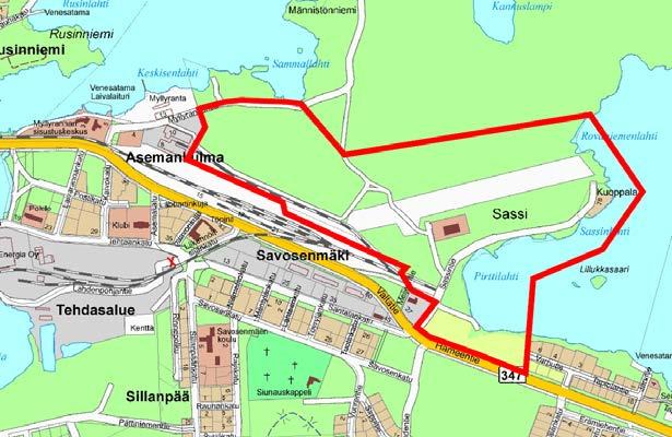 Asemakaavoitettavaa aluetta koskeva rakennetun kulttuuriympäristön inventointi valmistuu maaliskuussa 2017. Kaavoitettavan alueen pinta ala on 2,4 ha. 8.