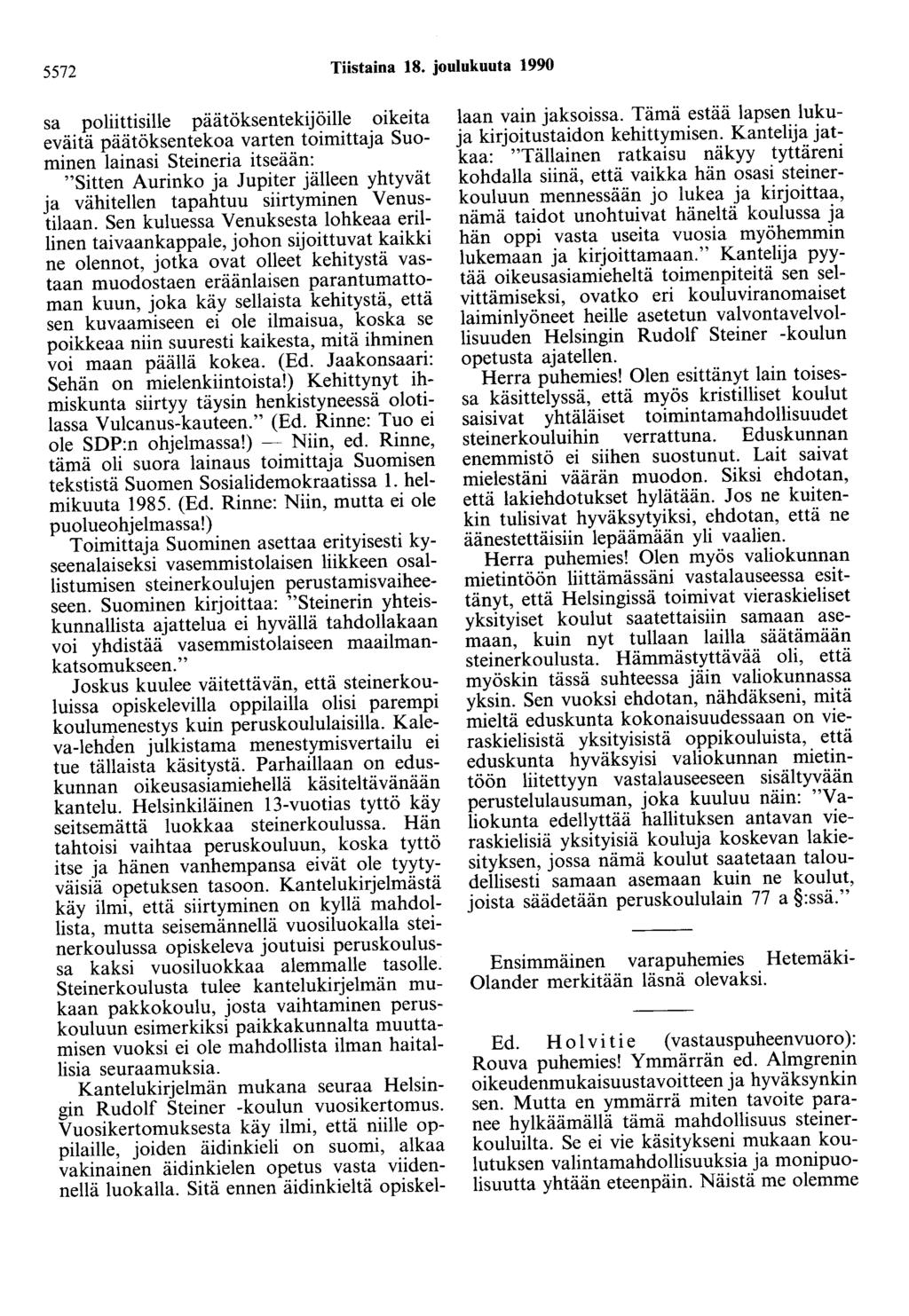 5572 Tiistaina 18.