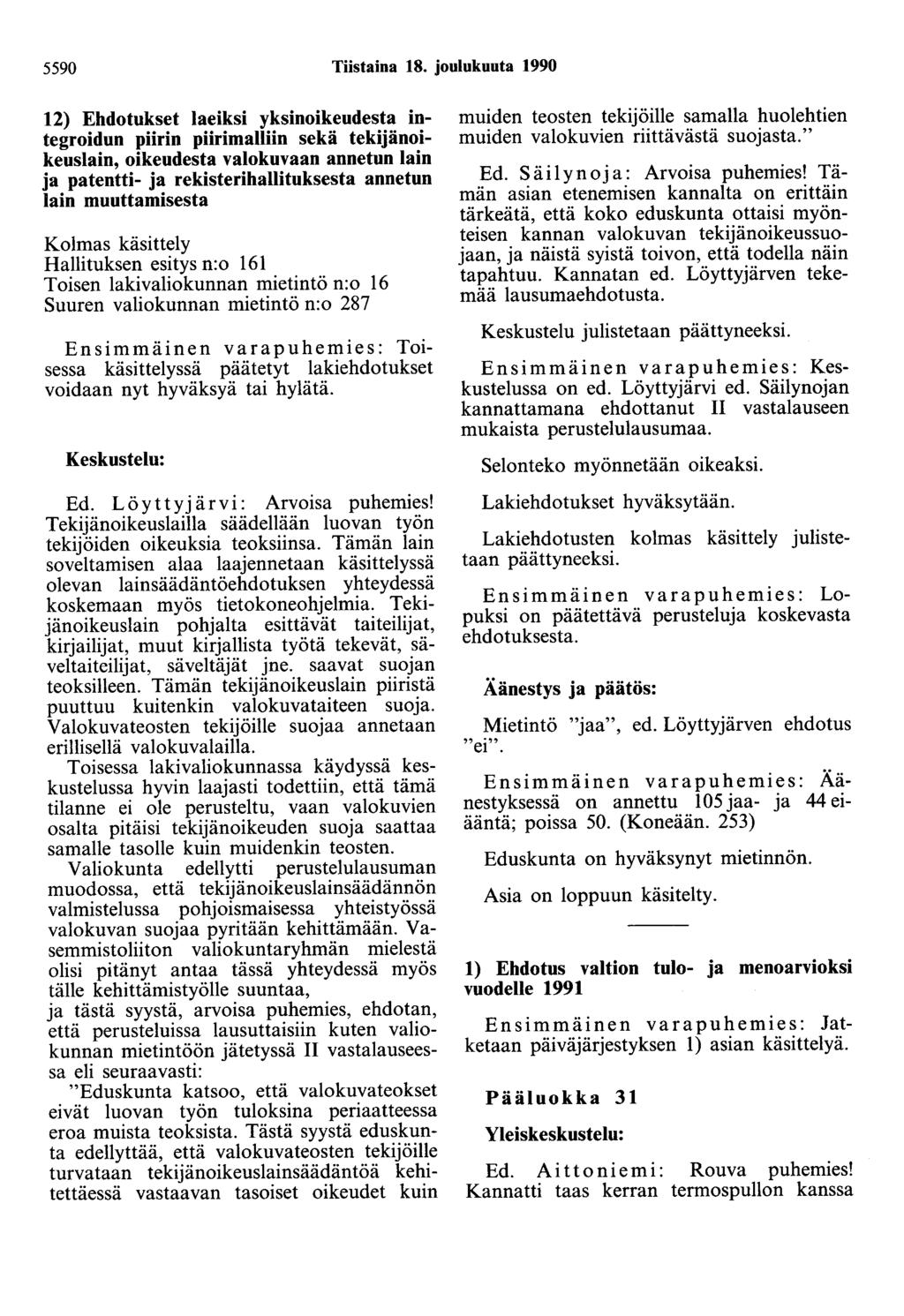 5590 Tiistaina 18.