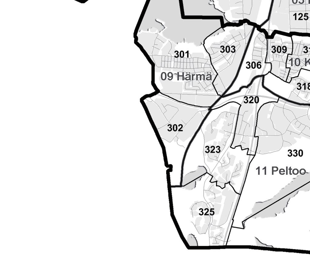 120 Liisankallio (XX) 121 Petsamo (XXI) 127 Lappi 128 Lapinniemi 129 Kaleva 130 Järvensivu 131 Vuohenoja 132 Kauppi 133 Kissanmaa 03 Iides 123 Viinikka (XXIII) 124 Nekala