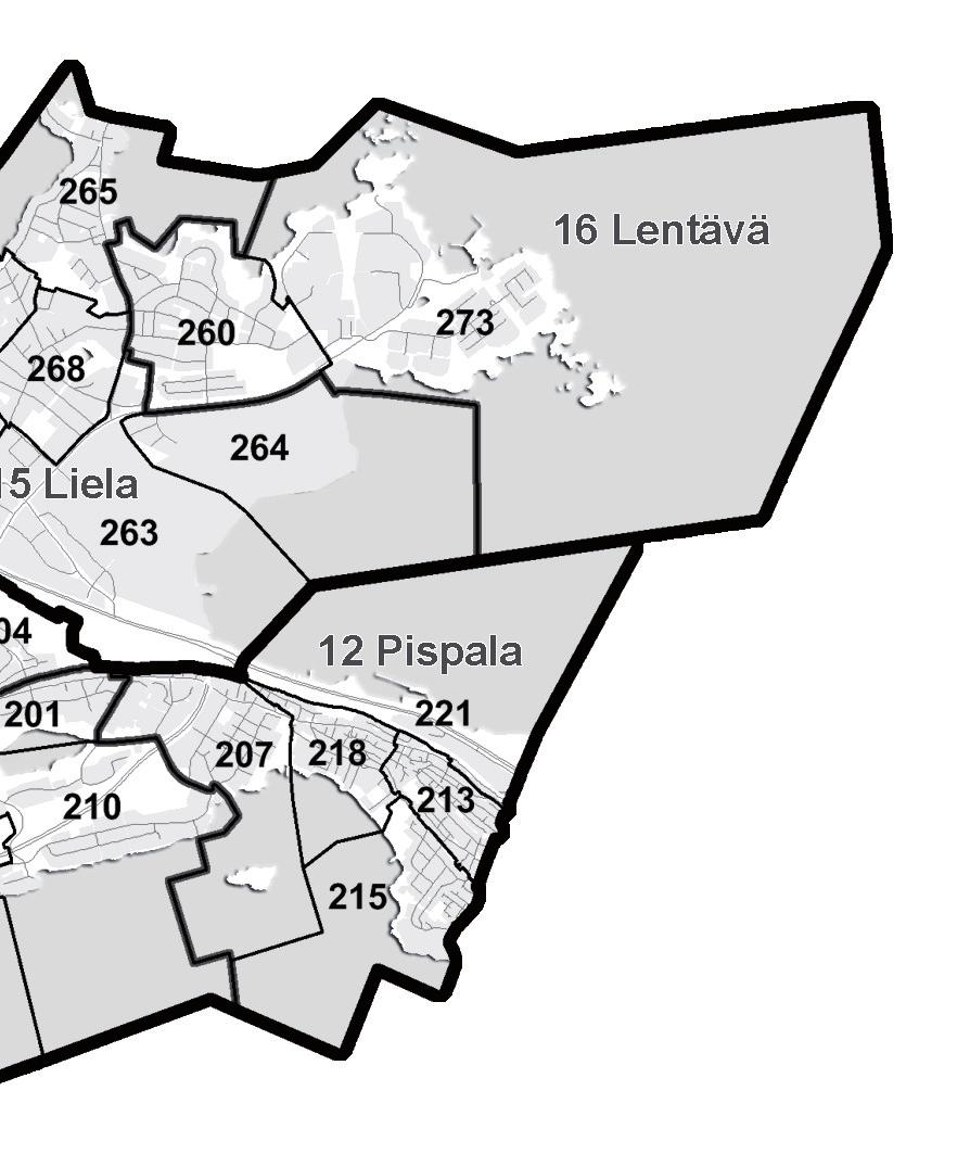 SUURALUE 12 Pispala 207 Hyhky 213 Ylä-Pispala 215 Tahmela 218 Ala-Pispala 221 Santalahti 13