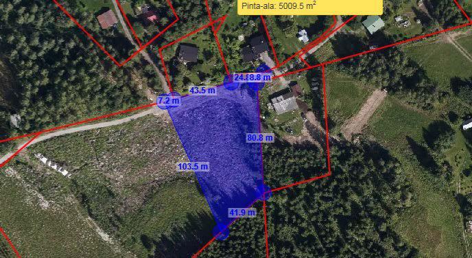 Kuopion kaupunki Päätöspöytäkirja 2 (5) Seuraavassa kartassa on myyjän pidättämän noin 0,50 ha:n määräalan rajaus.