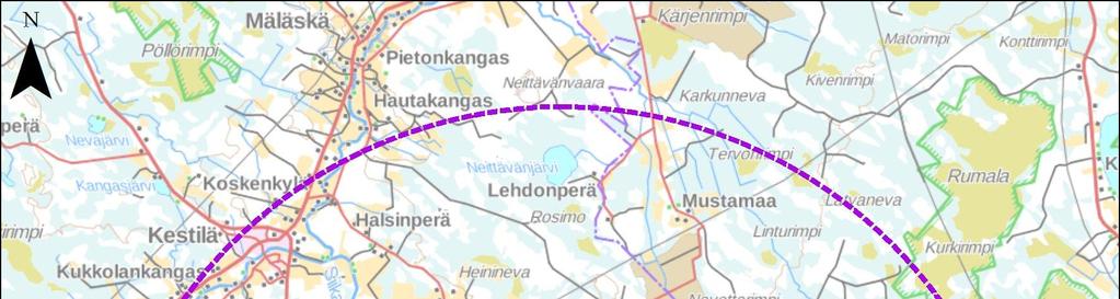 2 ASUKASKYSELYN TOTEUTUS Asukaskysely toteutettiin toukokuussa 2017 postikyselynä tuulipuistohankkeen lähialueen (noin 10 kilometriä