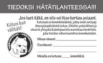 silkkipainettuna Westiekerhon logo ja Wälkky westie liikenteessä -teksti.