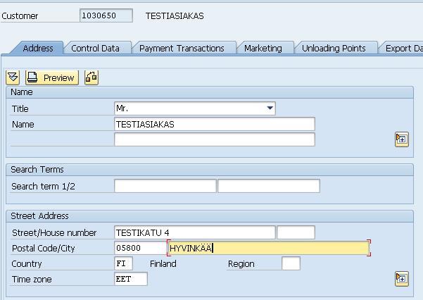 Asiakkaiden ja tuotteiden vero kategorioiden arvolistat 4.