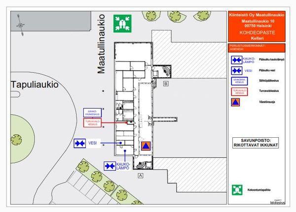 Sivu 20 / 33 3.10. Sähkö ja vesi Tilat, joissa sulut ja keskukset sijaitsevat, on merkittävä opasteilla.