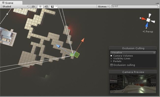 26 4.4 Occlusion Culling ja tarkkuustasot Unityssä kamera renderöi kuvan taka-alalta etualalle, joten usein renderöidään peliobjekteja, joita pelaaja ei oikeasti näe.