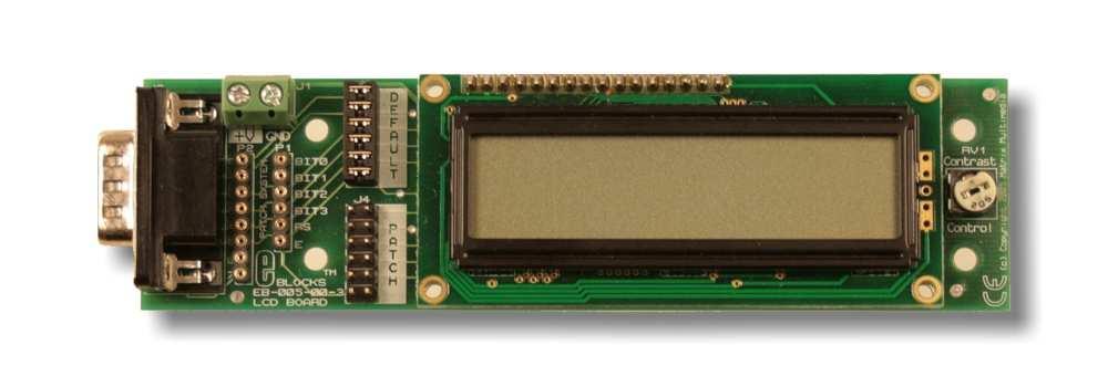 LCD-laajennuskortti Työssä käytetään LCD (Liquid Crystal Display) -näyttöä testaukseen sekä anturiluvun havainnointiin.