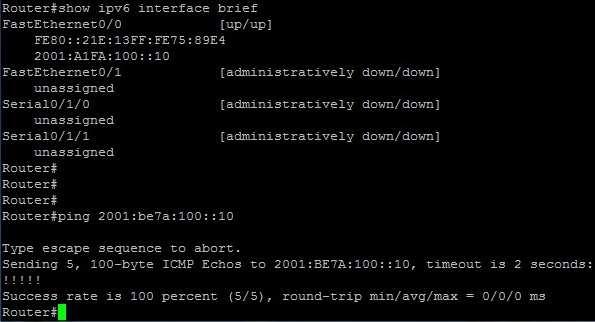 IPv6 LAN-to-LAN IPSec VPN Tunnelin testaus