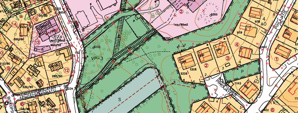 social verksamhet och hälsovård Sosiaalitointa ja terveydenhuoltoa palvelevien rakennusten korttelialue Park