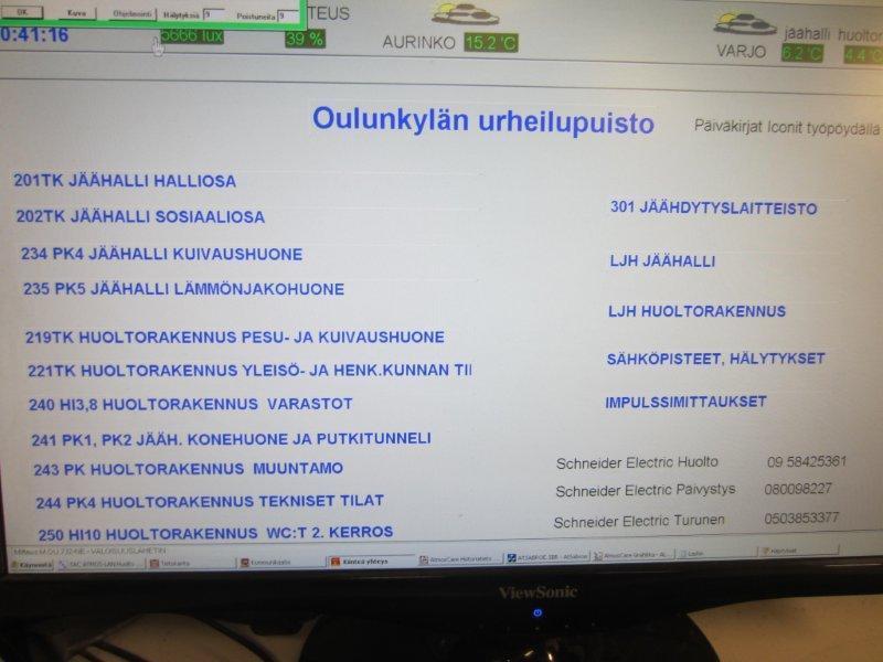 Kuva 11: Rakennuksessa on keskitetty rakennusautomaatiojärjestelmä 2000-luvun