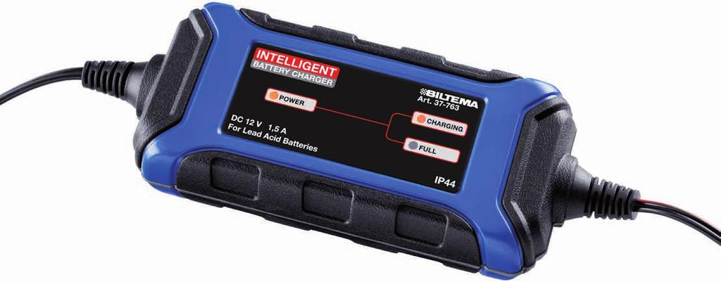 BATTERILADDARE BATTERILADER AKKULATURI BATTERIOPLADER 12 V / 1,5 A Biltema,