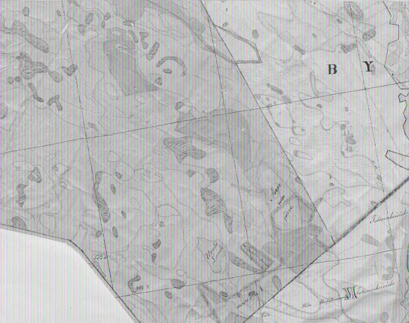 kuid=6181660 Ote vuosien 1954 peruskartoista 243205, 243202 ja 241411 hankealueen pohjoisosasta ja pohjoispuolelta.