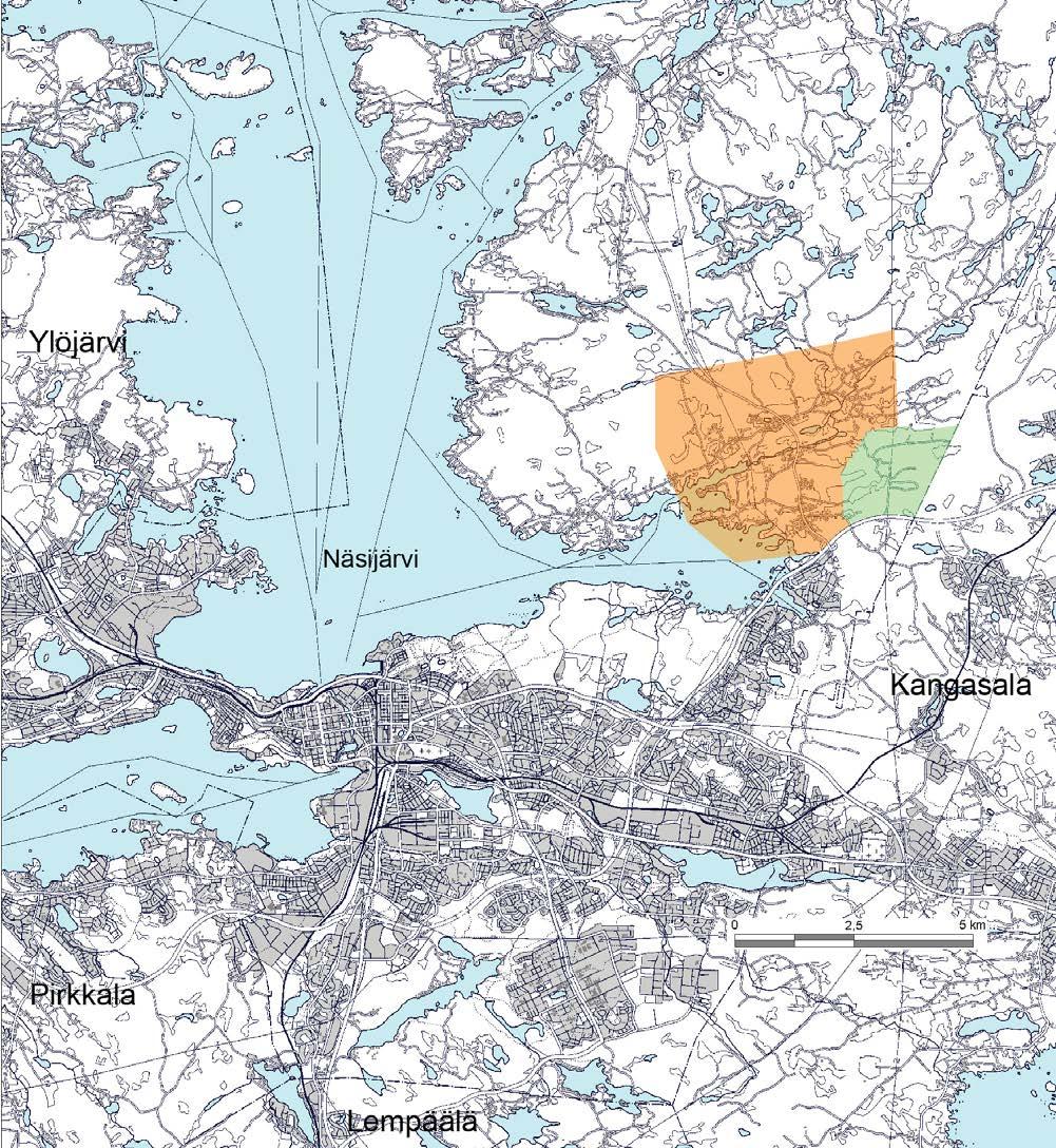1.1 Selvitysalue Ympäristö- ja maisemaselvityksen tarkoituksena on tarjota tietoa osayleiskaavoitusta, ja soveltuvin osin myöhemmin myös asemakaavoitusta varten.
