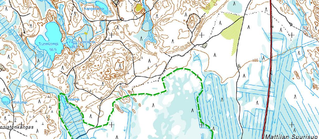 2.6.4 Kirslamminsuo, 320110 (MAALI) Kirslamminsuo, Ruokolahti. Kirslamminsuo on reunoiltaan osin ojitettu keidassuo. Suuri osa suosta on harvapuustoista rämettä.