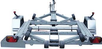 Muulit V1000A, V1350A ja V1650A ovat trailereiden parasta A-luokkaa Suunnittelussa minimoitu rungon sivu- ja pystyliike, joten ne