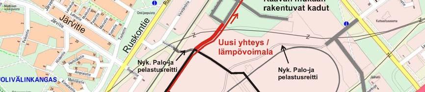 reitit. Kuva 3.8. Kuljetusreitit. 3.4.