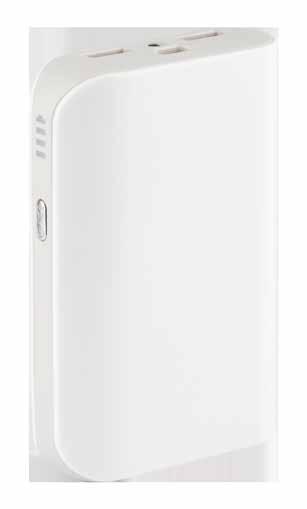LISÄVIRTALATURI 6000 MAH Kaksi USB-paikkaa(2A + 1A)