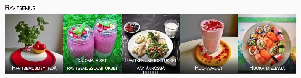 Sivuston rakentamisessa hyödynnettiin laajasti verkon valtteja, kuten videoita, kuvia ja
